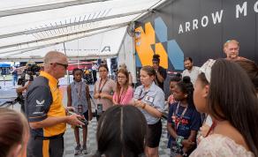 Students Learn About STEM Careers Through “Play Like a Girl,” a Non-Profit Organization That Empowers Girls To Become Leaders in STEM Through the Power of Sports
