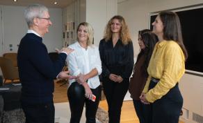 Apple CEO Tim Cook Says Still “Not Enough Women at the Table” – Including His Own