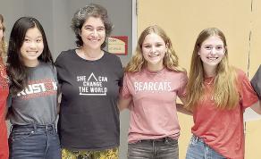 Students Engage With IF/THEN Ambassador, Tamar Goulet Regarding STEM as Part of the “Girls in STEM” Initiative